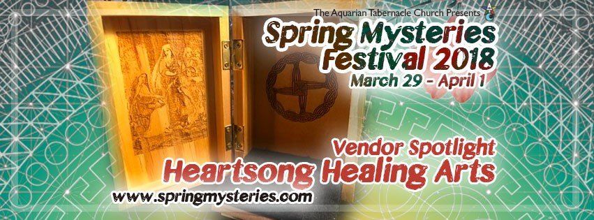 Spring mysteries festival 2018 vendor spotlight heartsong healing arts