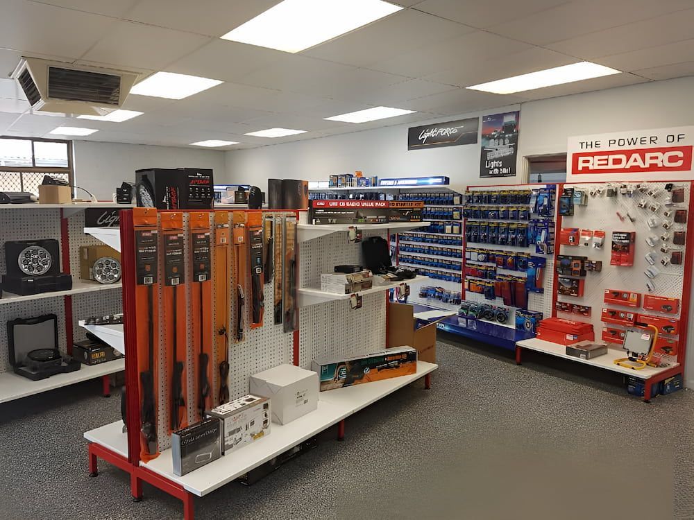 A Store With a Sign That Says Redarc on It — Autofit88 Auto Electrics In Ciccone, NT