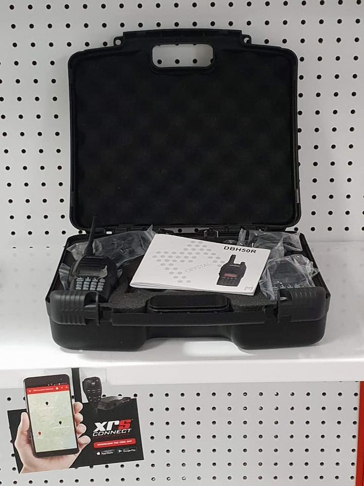 A Black Case With a Walkie Talkie Inside of It — Autofit88 Auto Electrics In Ciccone, NT