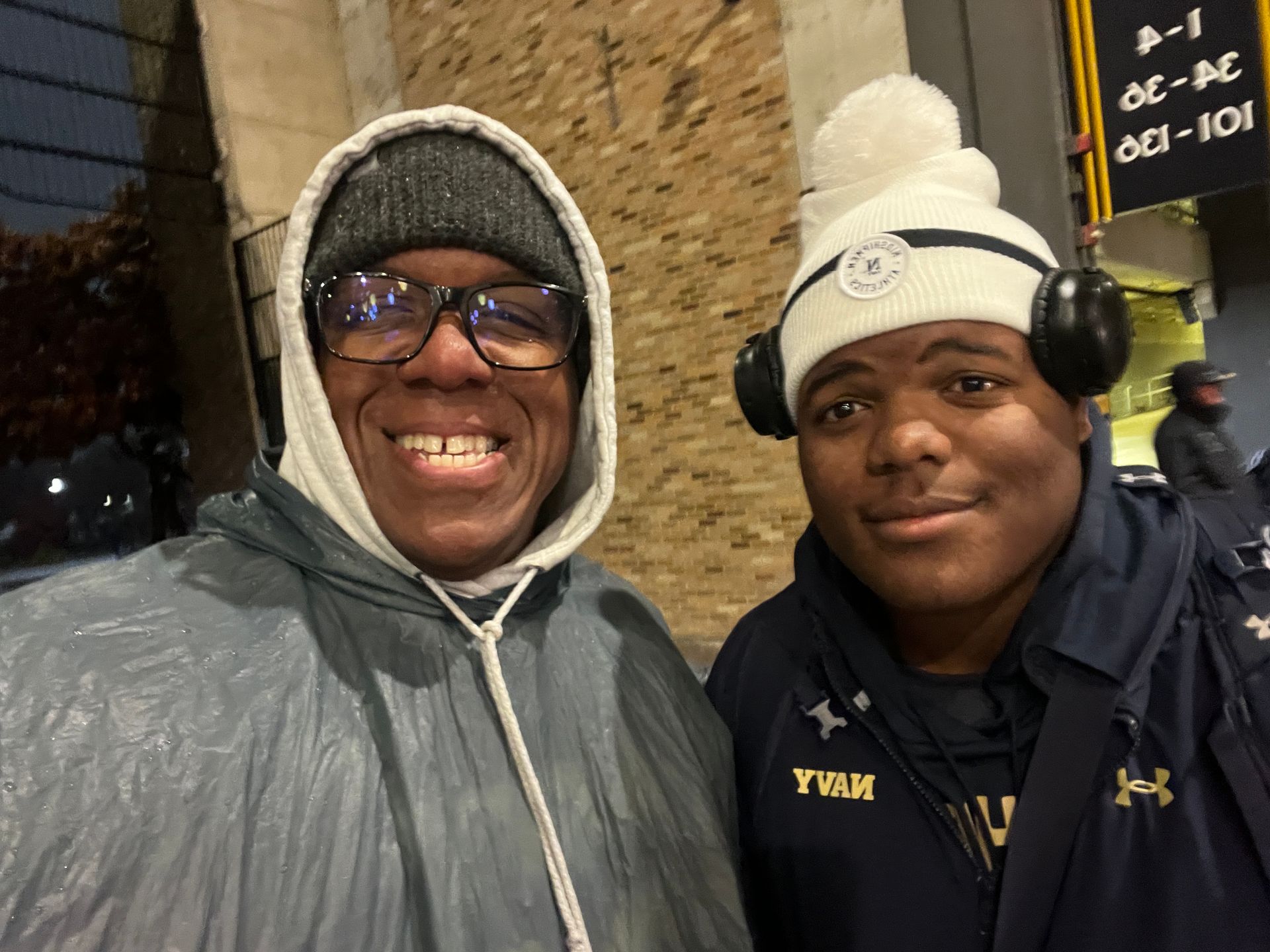 Navy Football Kendall Whiteside