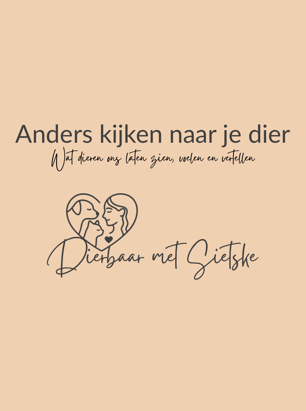 Boekje Anders kijken naar je dier - inkijkje