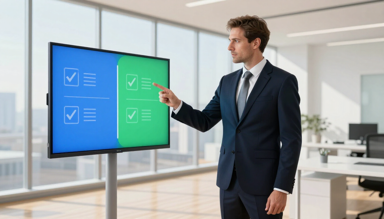Business comparison between DIY and professional agency marketing