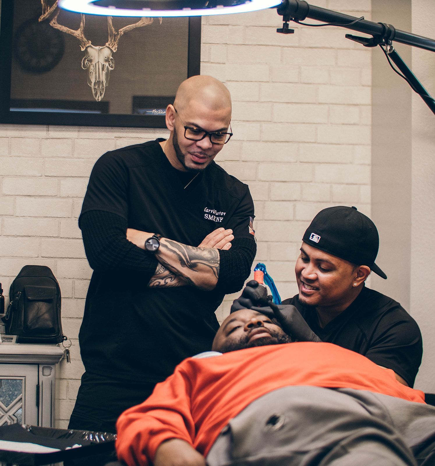 Marvin Furrow training someone on how to perform SMP