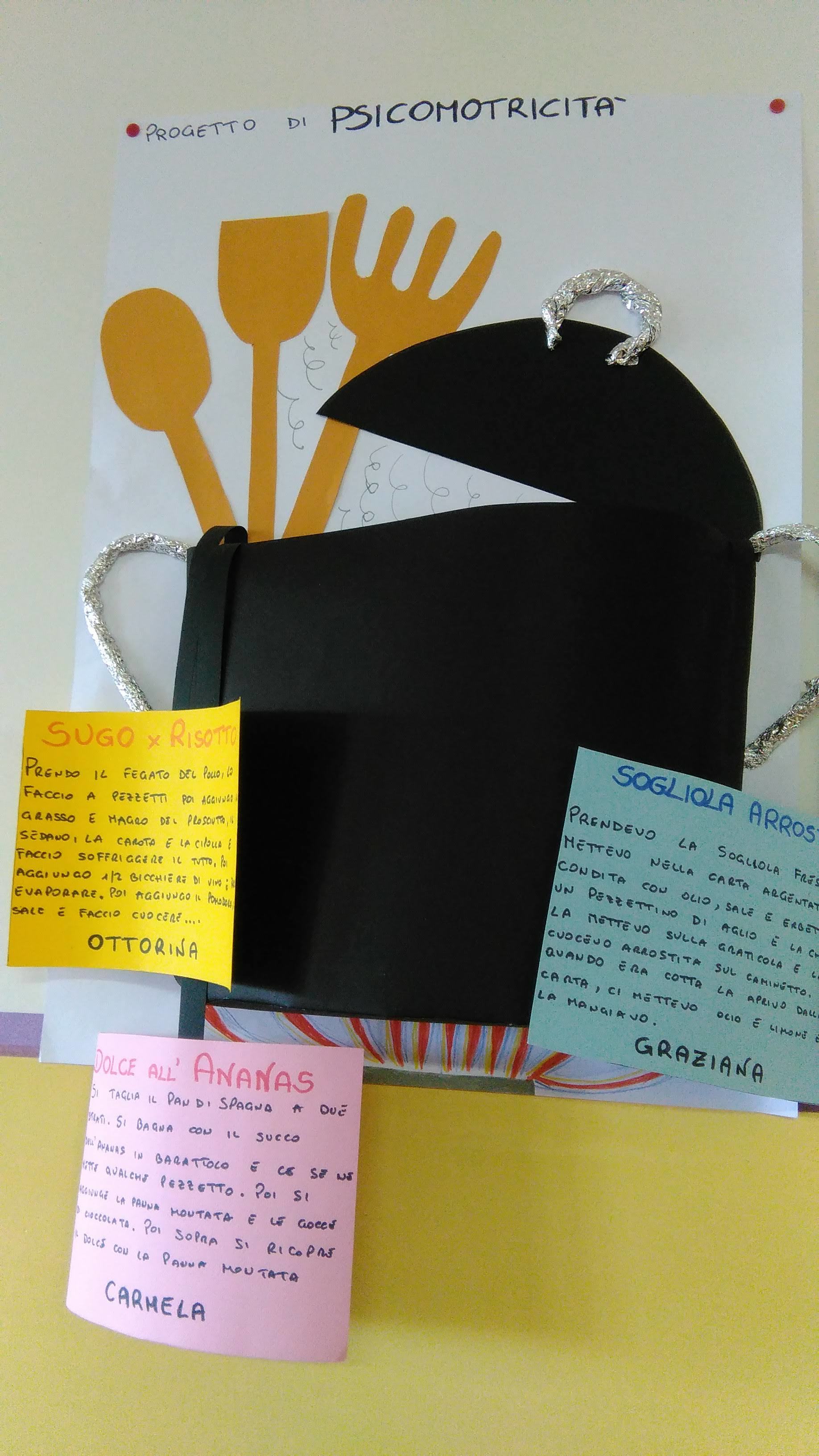 ricette scritte da residenti casa di riposo