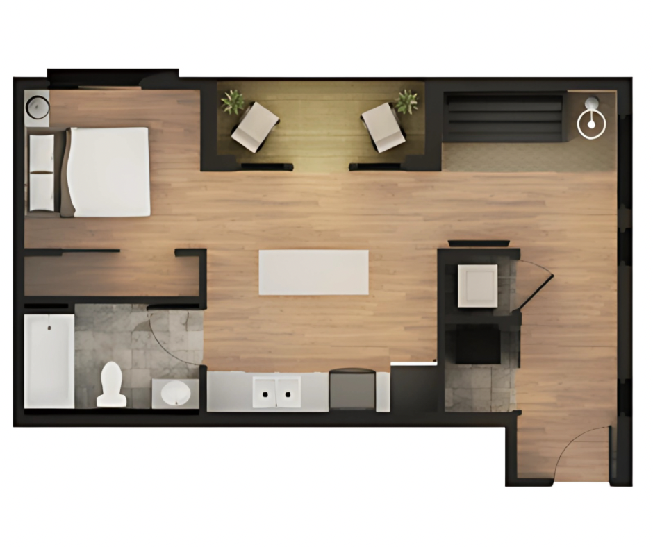 Studio Floorplan