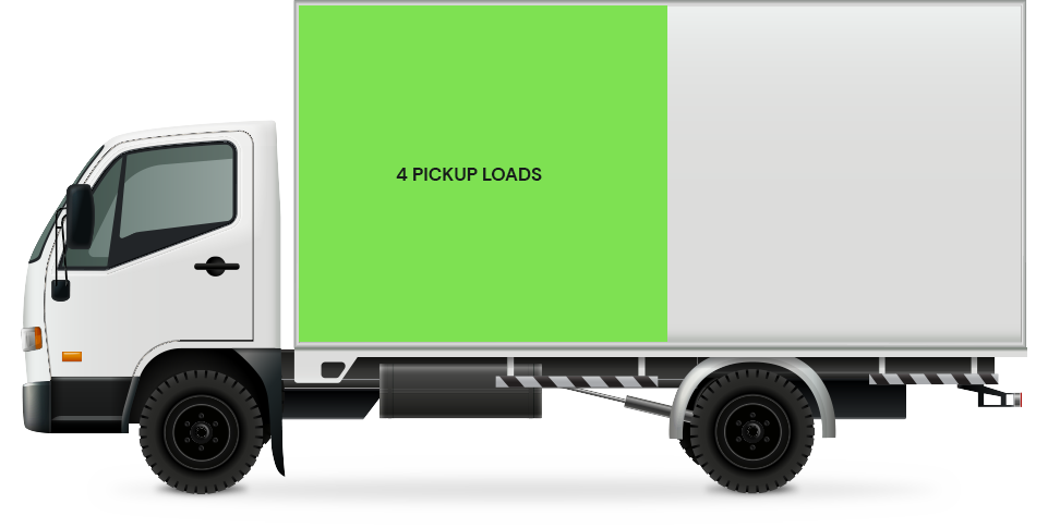 4 pickup loads