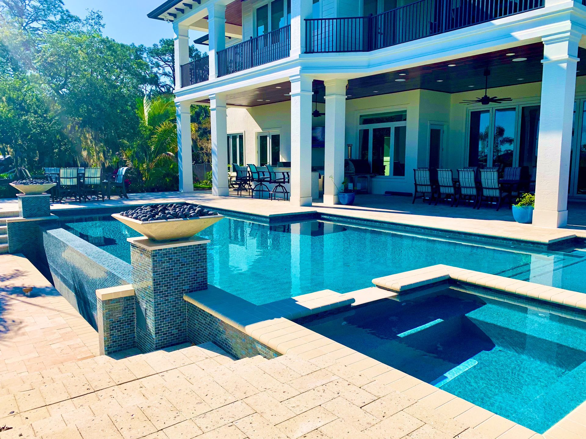 Swimming Pool Design, Landscape Design, Outdoor Living, Palm Beach County, and Martin County, St. Lucie County