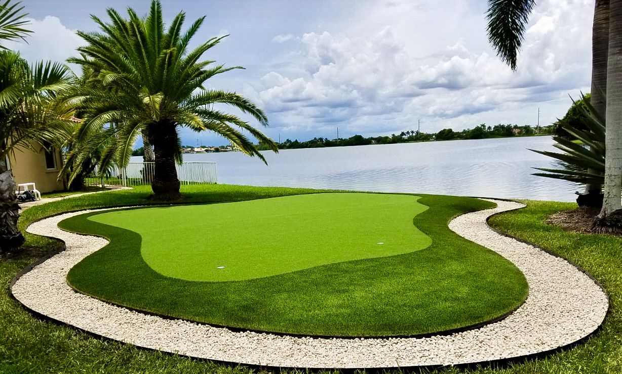 Putting green landscape design