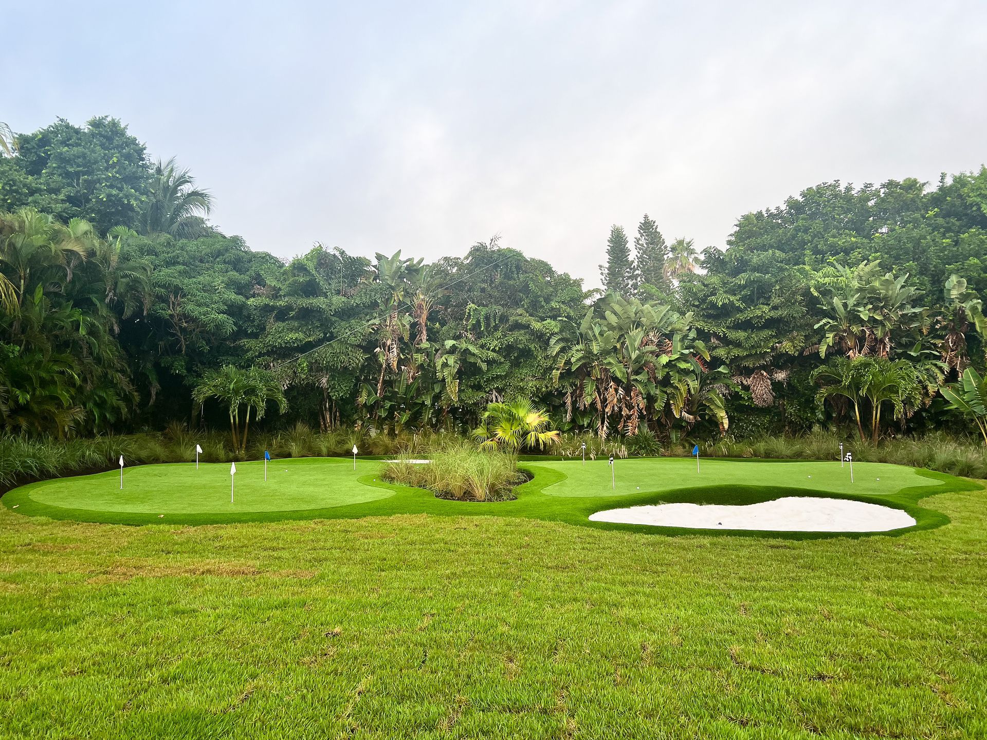 Putting green landscape design