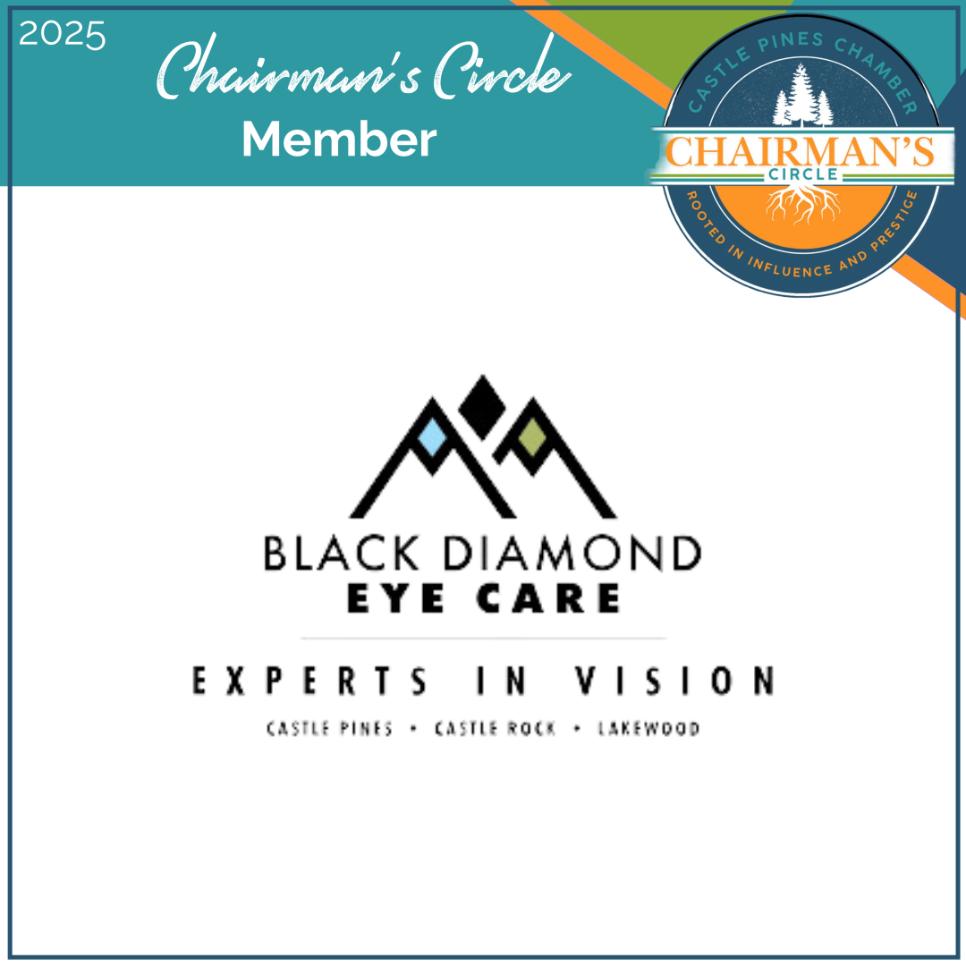A logo for black diamond eye care experts in vision