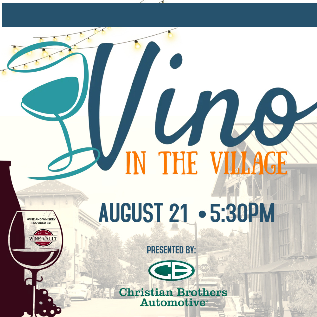 The castle pines chamber of commerce invites you to vino in the village.