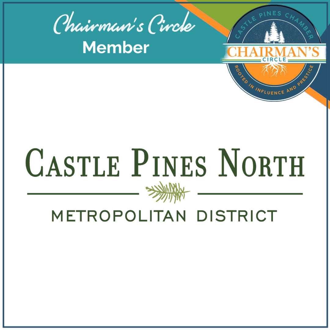 A logo for castle pines north metropolitan district