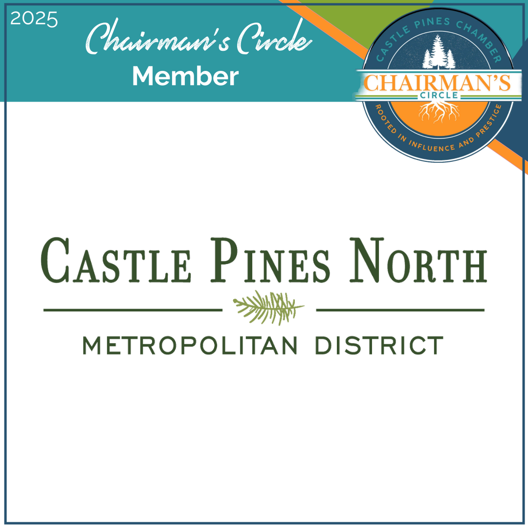 A logo for castle pines north metropolitan district