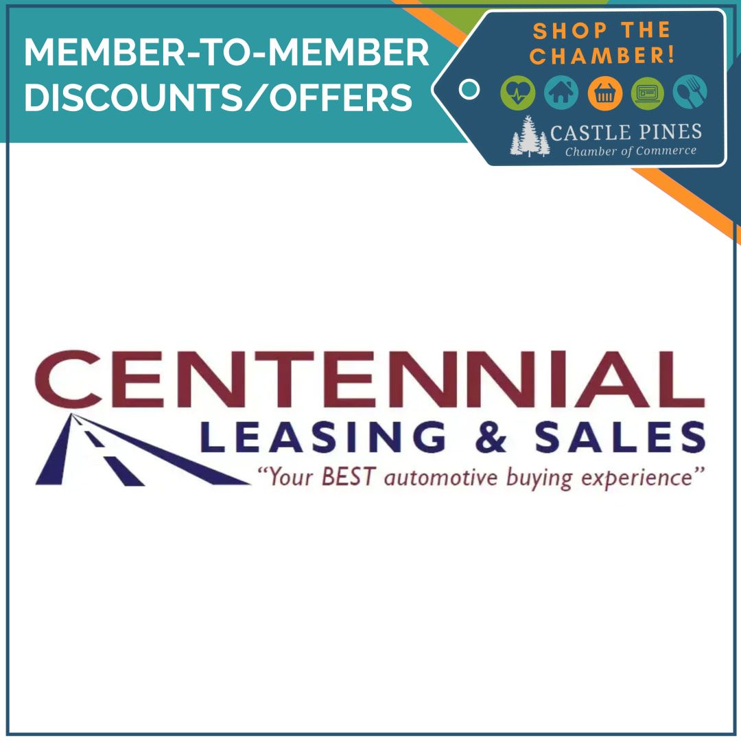 A centennial leasing and sales logo with a member to member discount