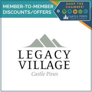 The logo for legacy village castle pines is shown