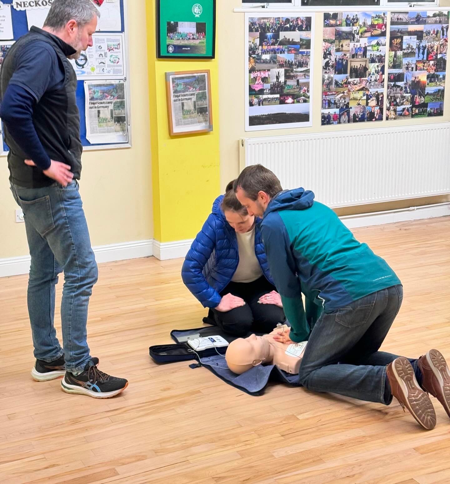 Lusk Community First Responders CFR Training Evening