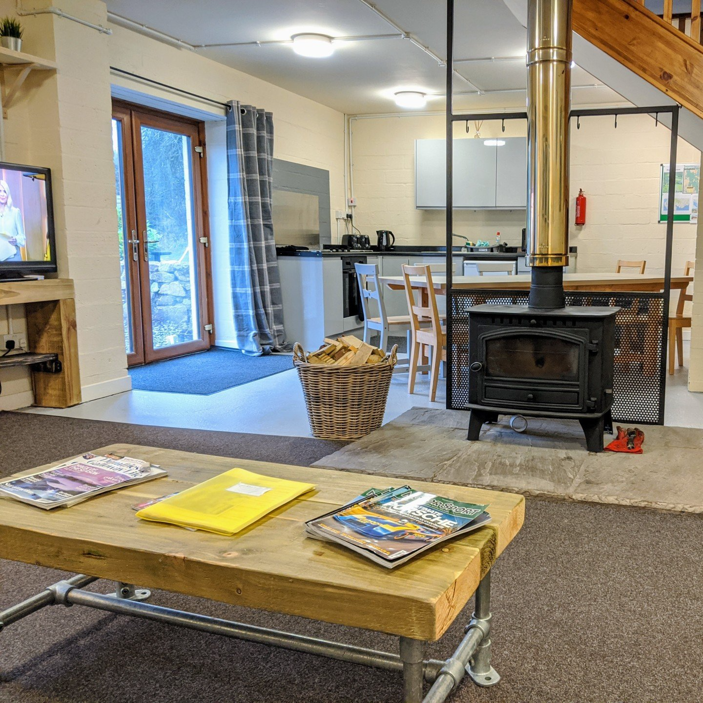 The lounge in Bothy 2