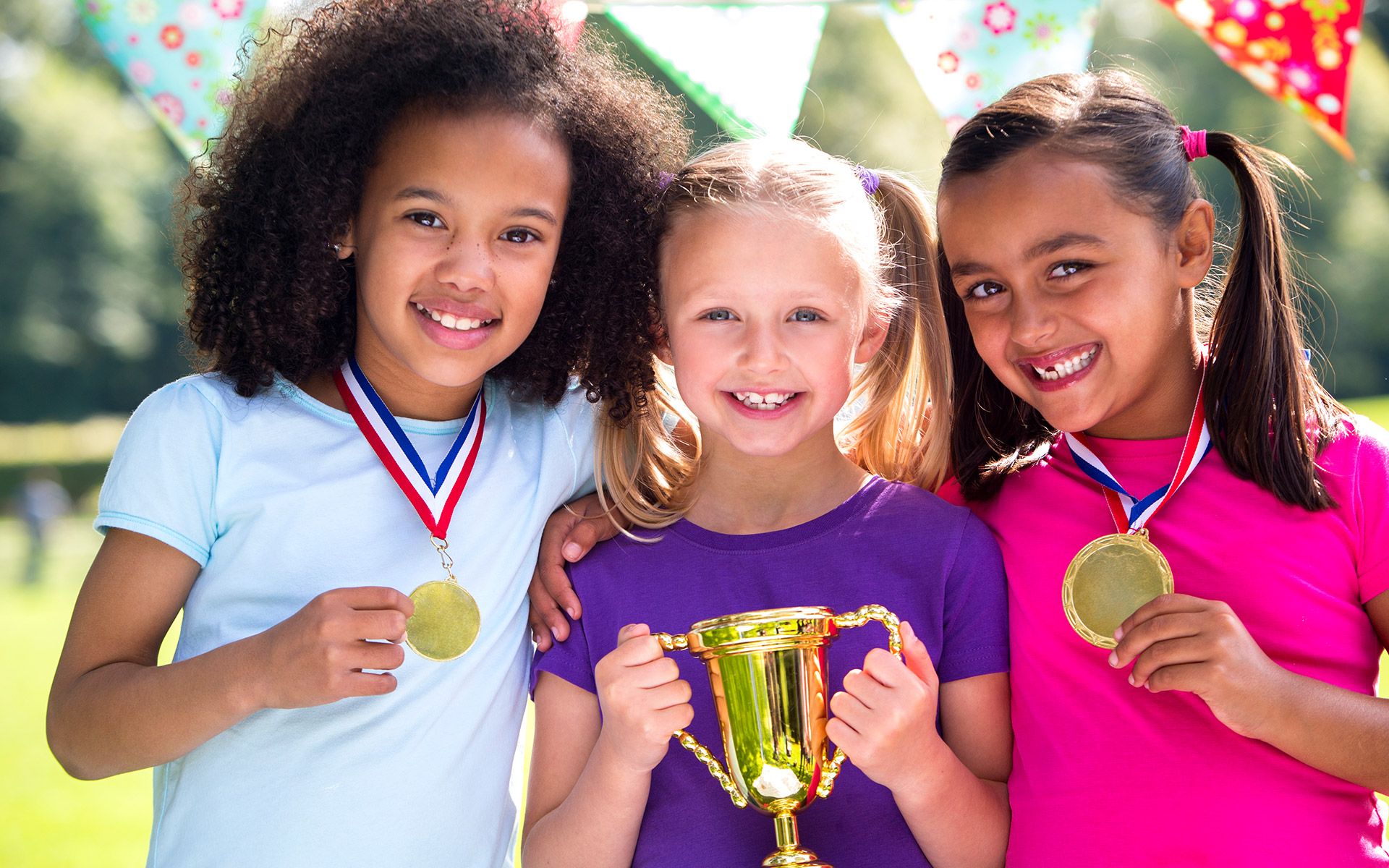 Three Girls With Award — Newnan, GA — Chroma Early Learning Academy