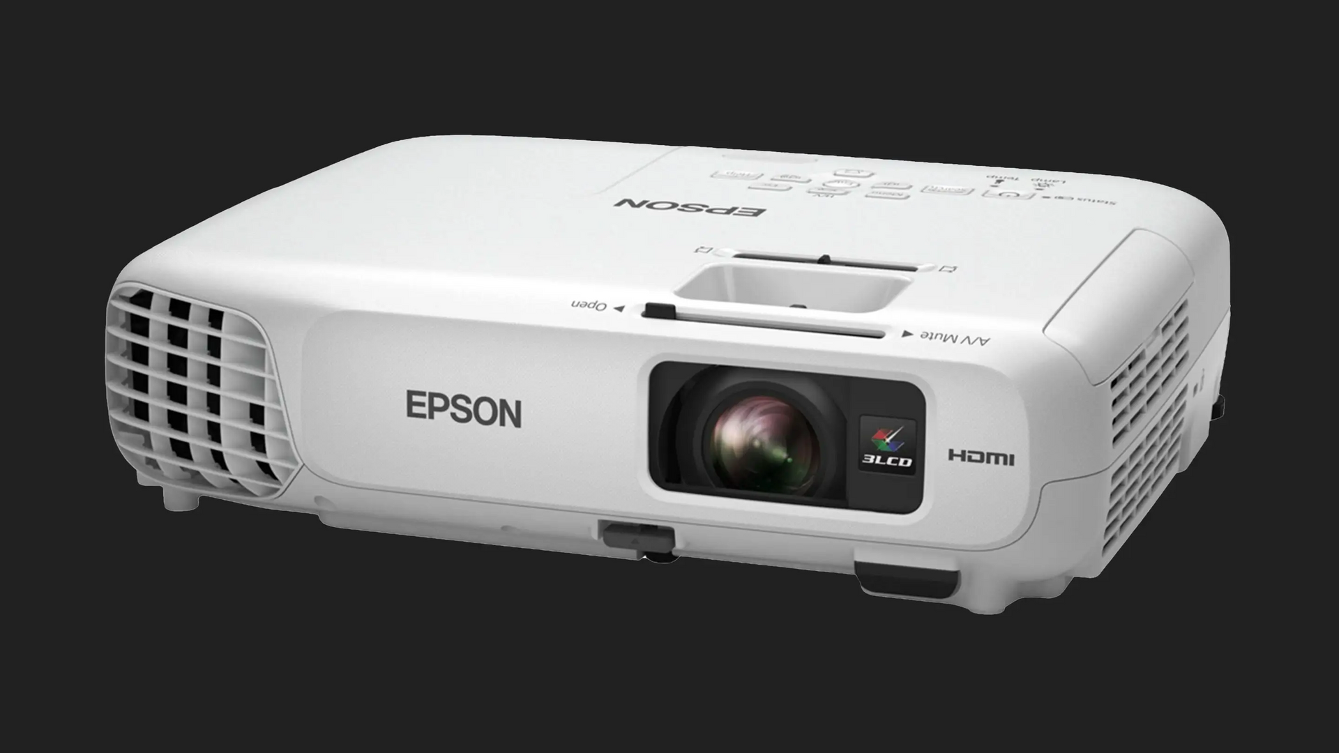 White Epson Projector With Visible Lens — Inspired Audio Visual in Coffs Harbour, NSW