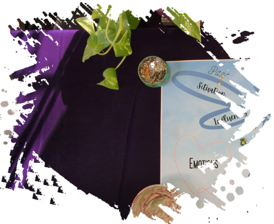 A closeup of charm casting mat, with edges of picture missing