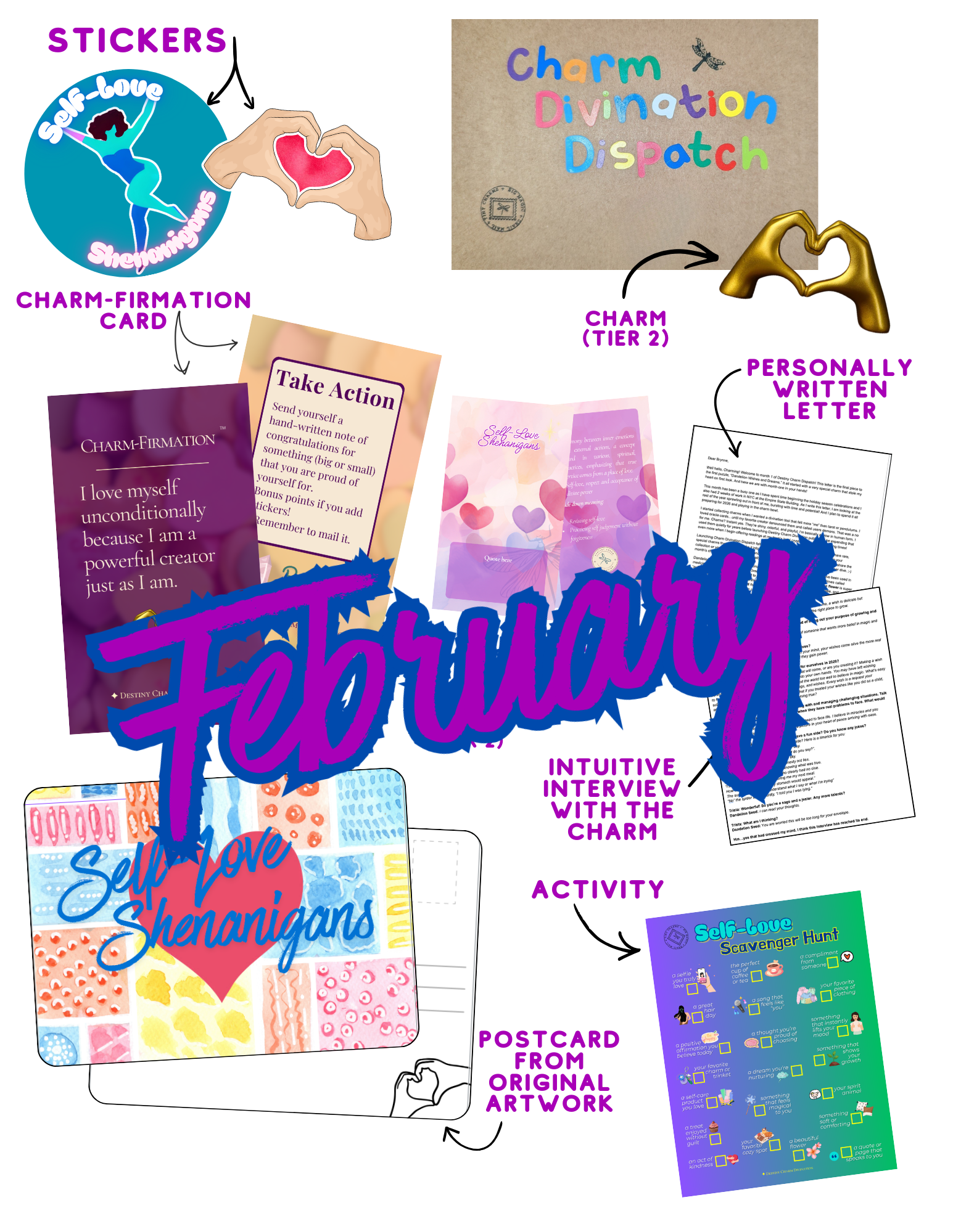 Charm Divination Dispatch Snail Mail Club