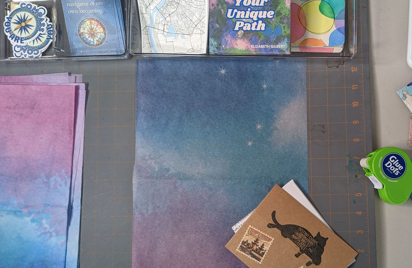 Destiny Charm Dispatch mail being put together for our