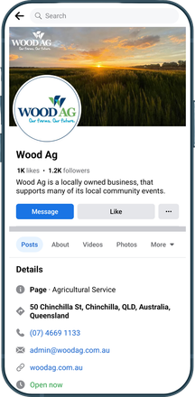 Wood Ag Facebook profile