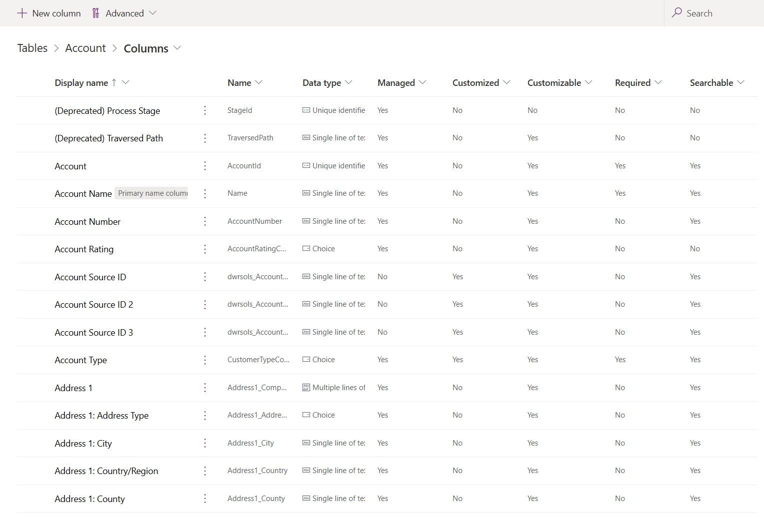 Example of Power Apps: Table Maintenance
