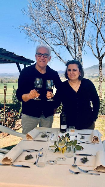 Giovanna e Maurizio, i titolari del ristorante