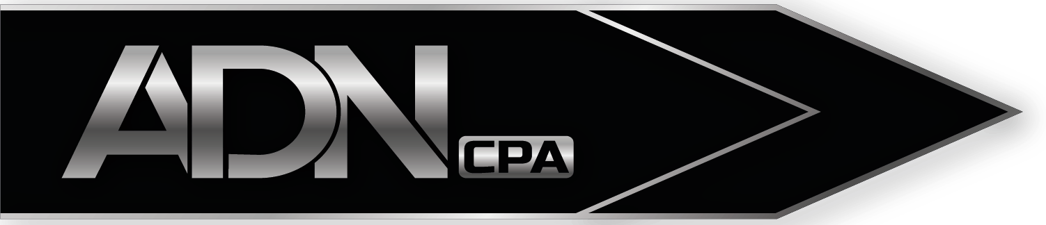 Un logo ADN CPA avec une flèche pointant vers la droite