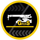 Grúas Ltda, logotipo.