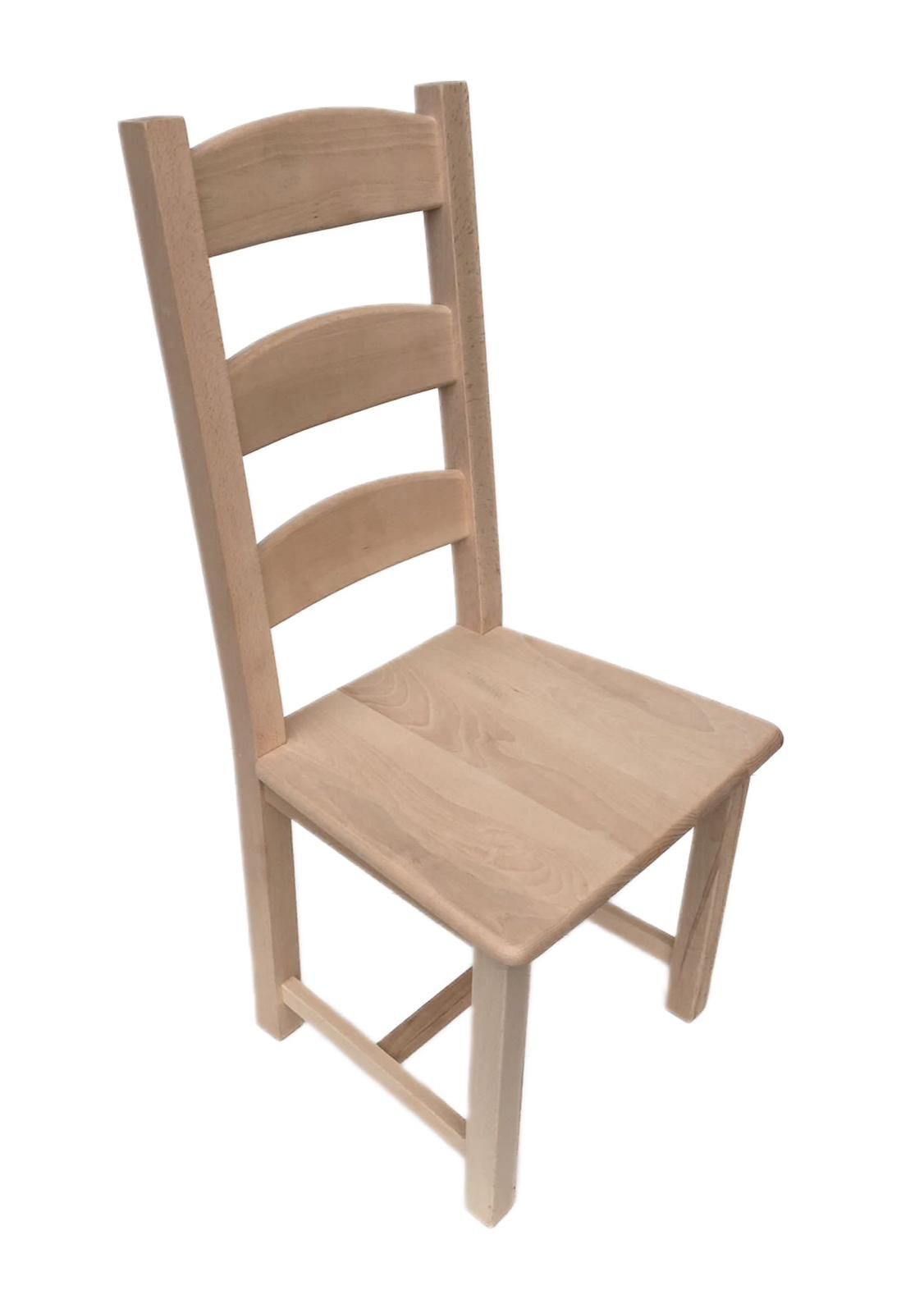 Amish Ladder Back Beech Dining Chair