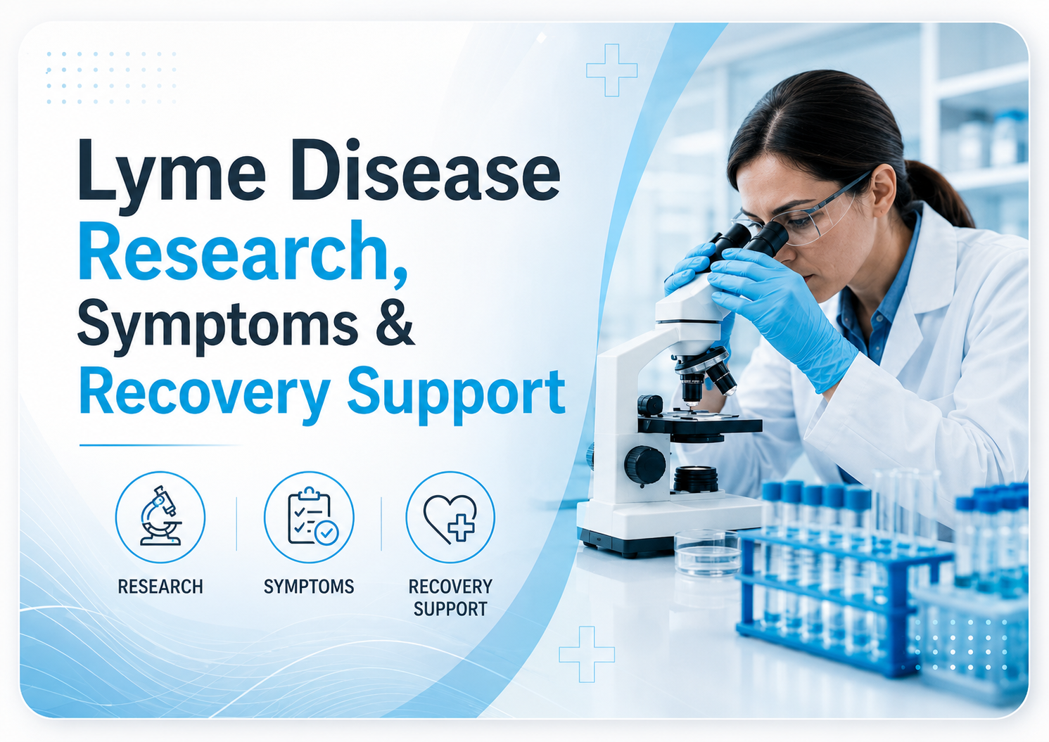 Tick on skin representing Lyme disease research, symptoms, testing, and whole-body recovery support.