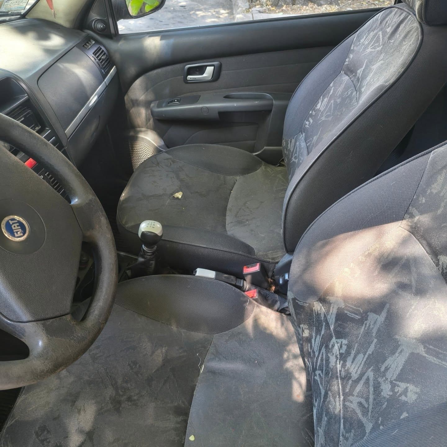 Vista interior del coche