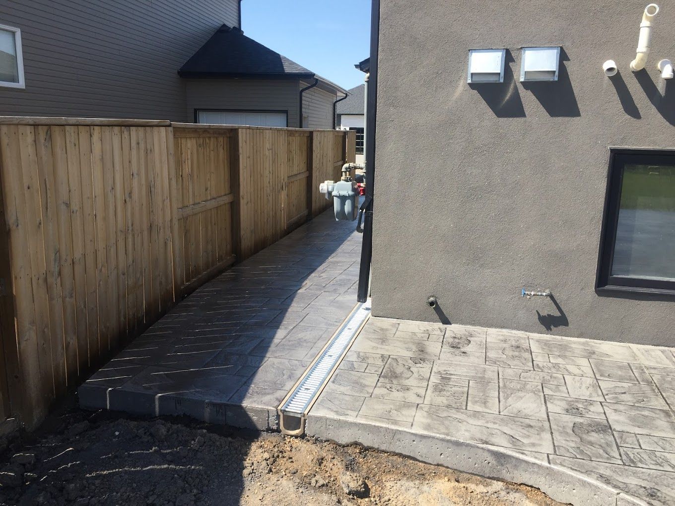 Concrete walkway vancouver