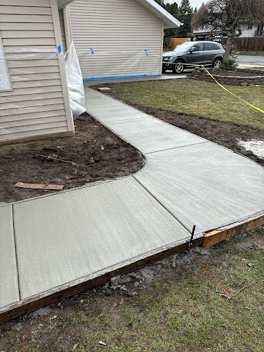 Concrete walkway vancouver