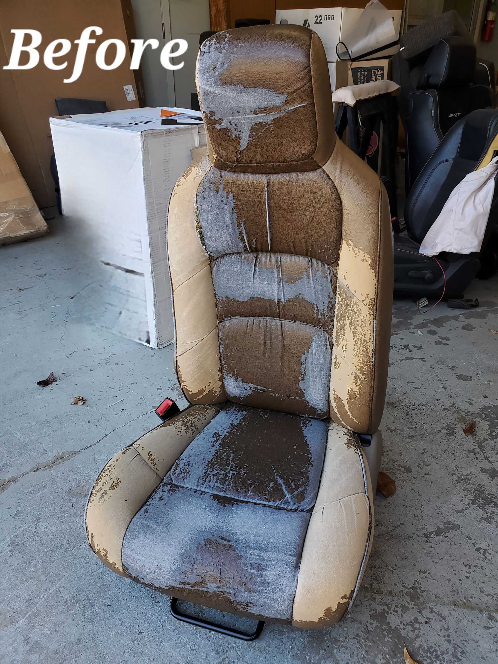 RV Seats Before Upholstery - Baton Rouge, LA - Upholstery Limited LLC