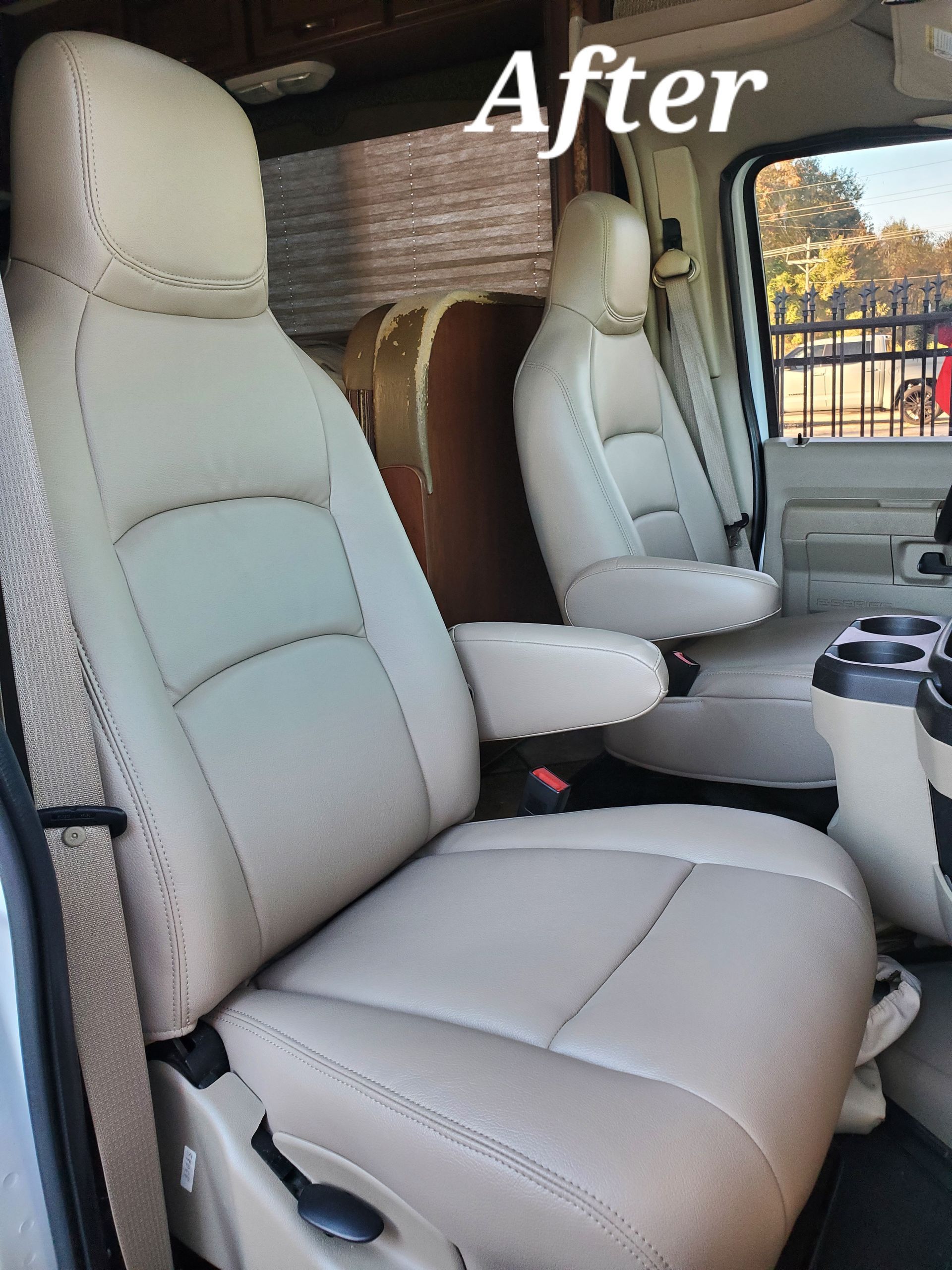 RV Seats After Upholstery - Baton Rouge, LA - Upholstery Limited LLC
