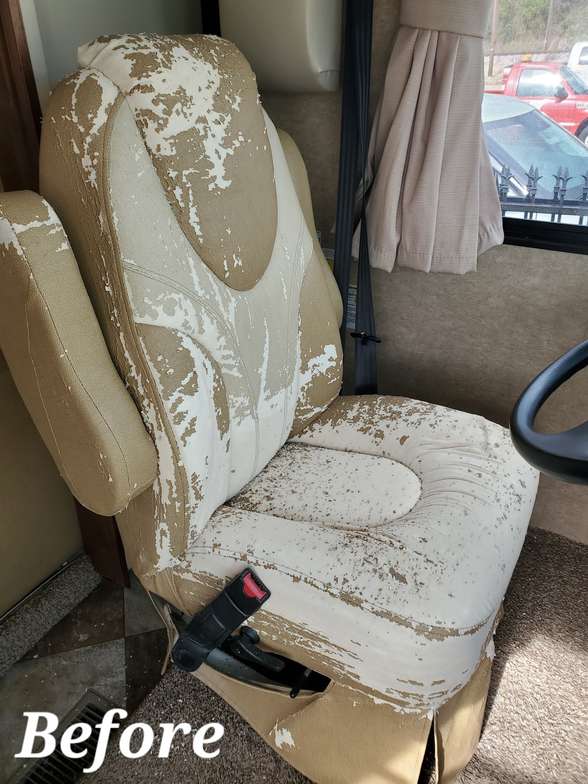RV Seats Before - Baton Rouge, LA - Upholstery Limited LLC