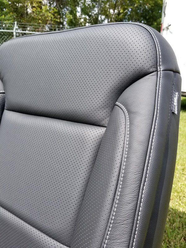 Exterior Upholstery — Close View Car Seat Cover Black in Baton Rouge, LA