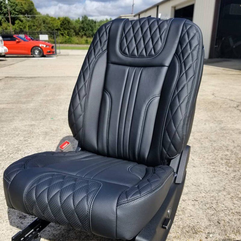Exterior Custom — Single Seat with Black Cover in Baton Rouge, LA