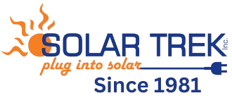 The logo for solar trek plug into solar