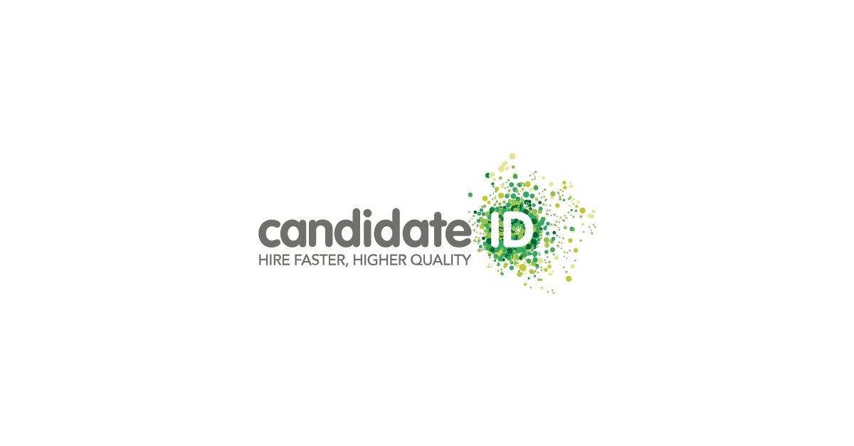 Candidate ID logo with green splatter art.