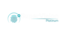 Turquoise fingerprint logo with a horizontal line and the word &ldquo;Platinum&rdquo; on the right