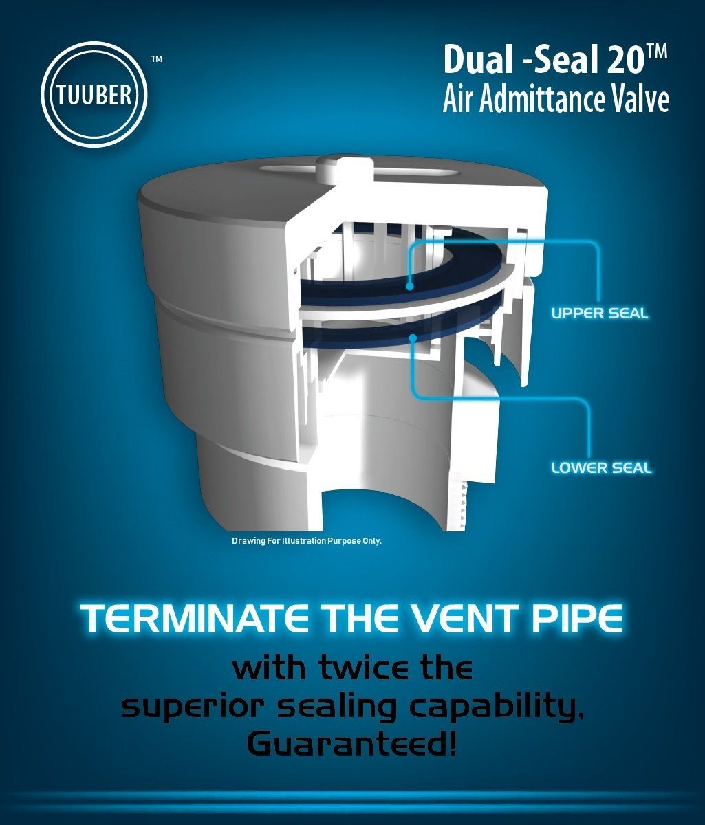 Tuuber Air Admittance Valve Features Dual-Seal 20