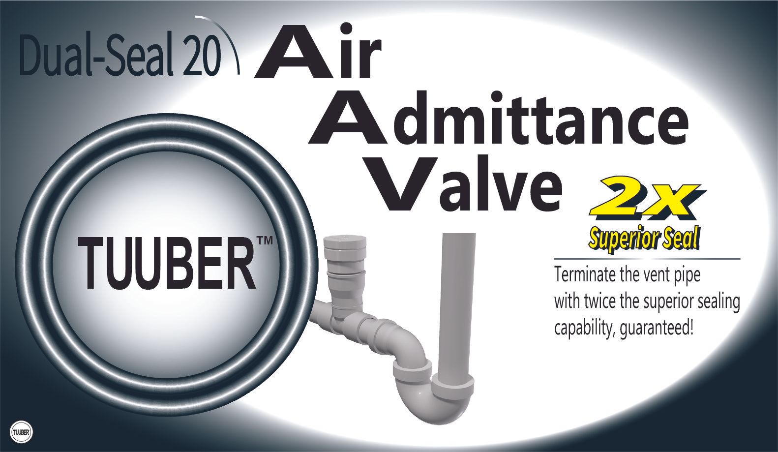 dual seal air admittance valve