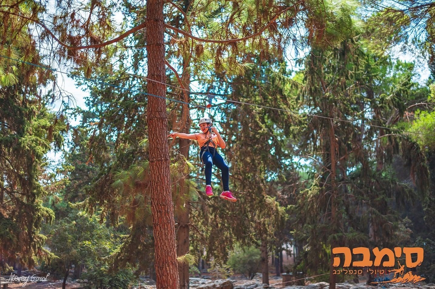 פארק חבלים בטבע