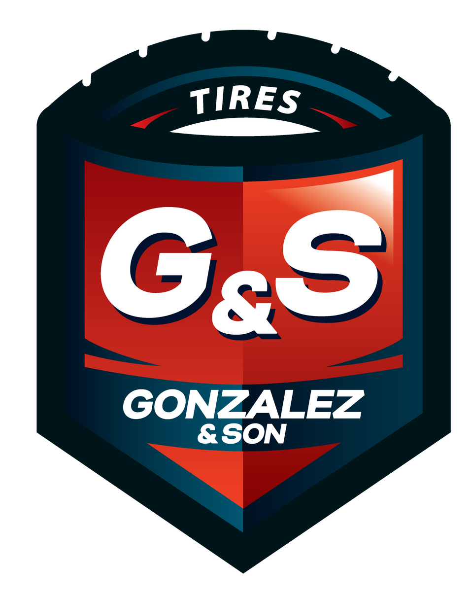 A logo for tires g & s gonzalez & son