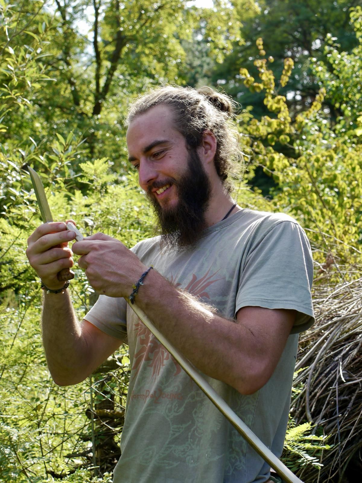 Team der Wildnisschule Schorfheide - Robin Hertner leitet die Wildnispädagogik-Ausbildung