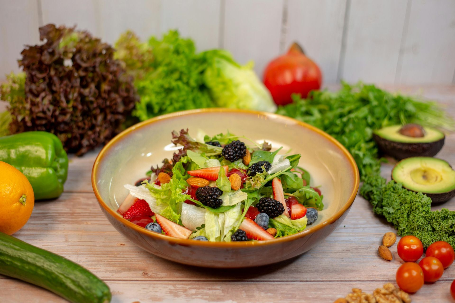 avocado-strawberry-berry-salad